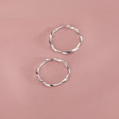 Sterling Silver Hoop Earrings
