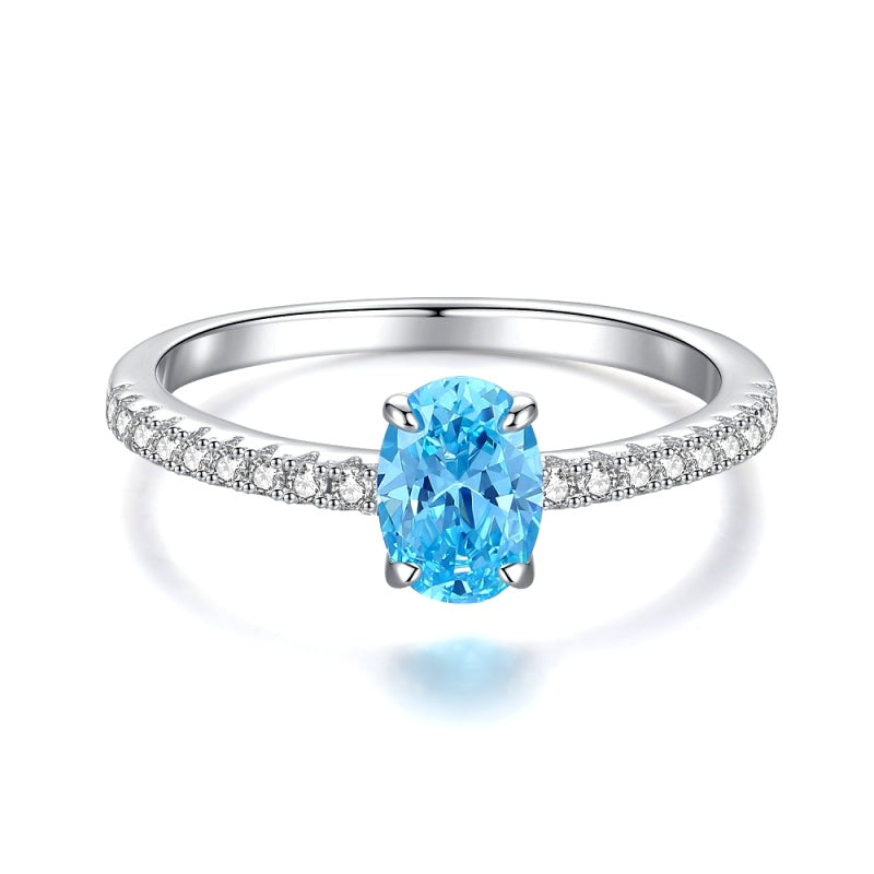 Sterling Silver Ice Diamond Rings