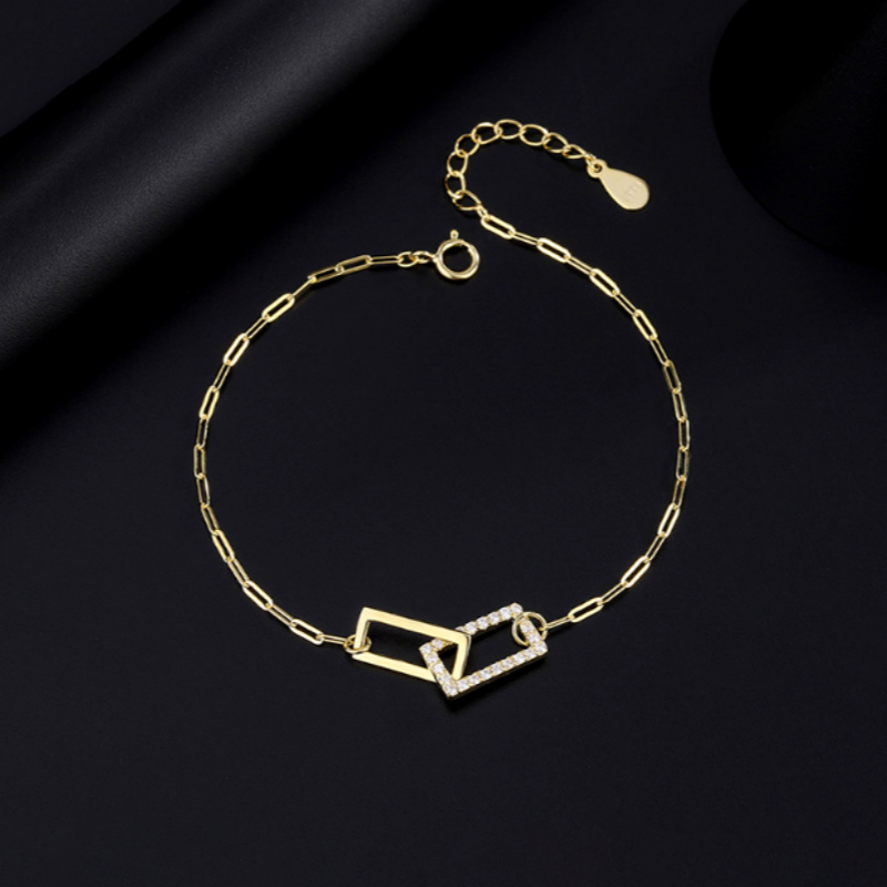 Sterling Silver Interlocking Bracelets