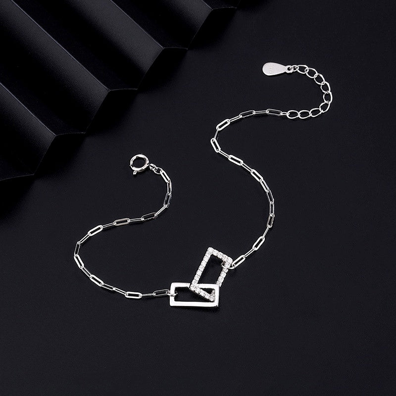 Sterling Silver Interlocking Bracelets