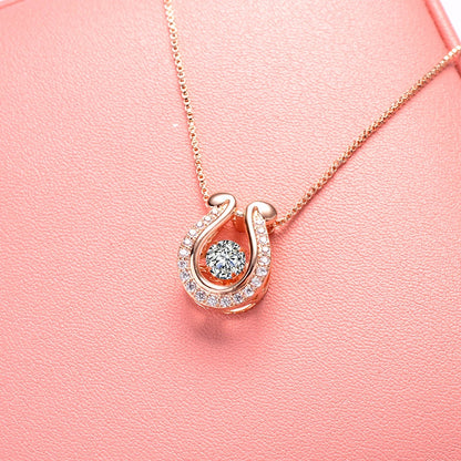 Sterling Silver Luxury Diamond Necklace