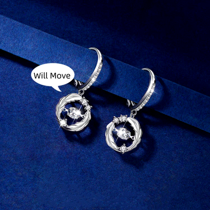 Sterling Silver Luxury Moissanite Earrings