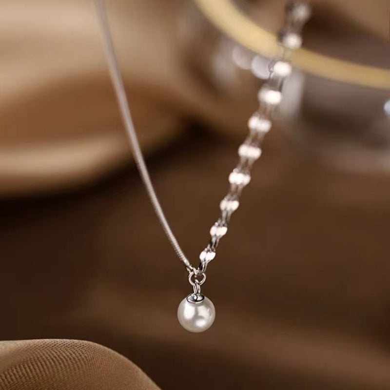 Sterling Silver Luxury Pearl Double-Layer Bracelets