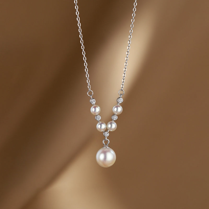 Sterling Silver Luxury Pearl Necklaces
