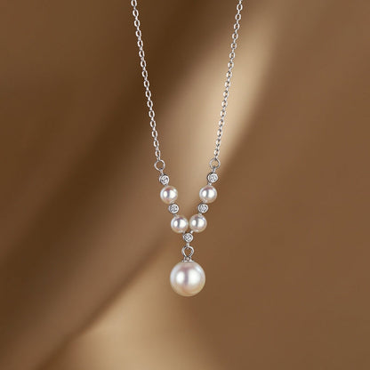 Sterling Silver Luxury Pearl Necklaces