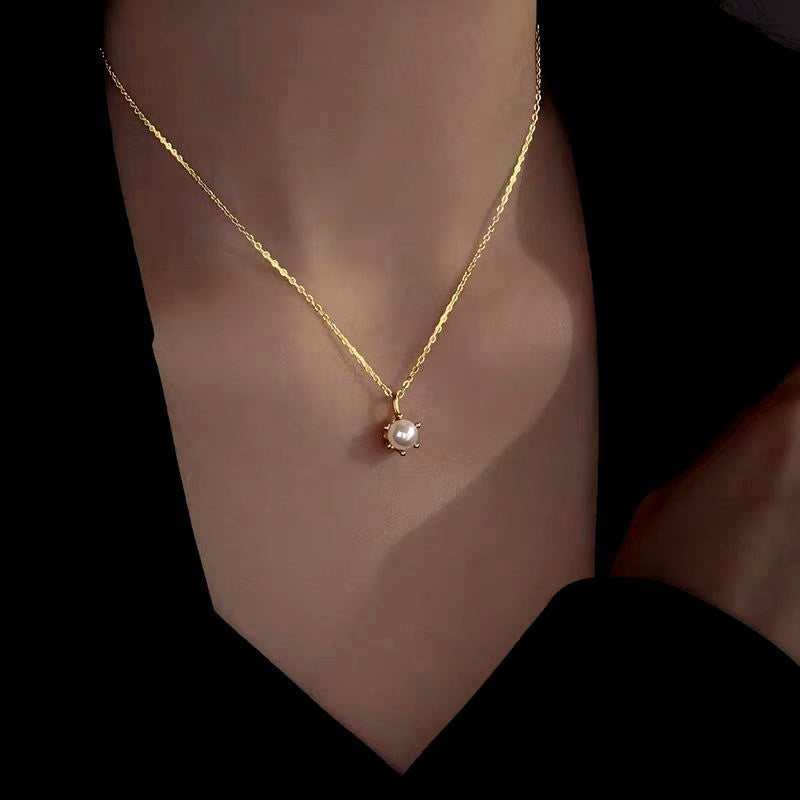 Sterling Silver Luxury Pearl Necklaces