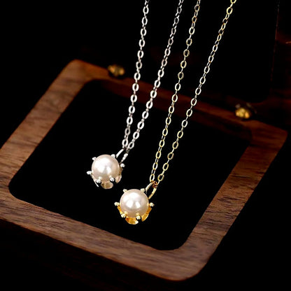 Sterling Silver Luxury Pearl Necklaces