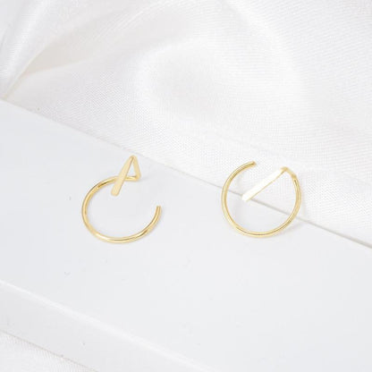 Sterling Silver Minimalist Style Earrings