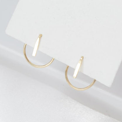 Sterling Silver Minimalist Style Earrings