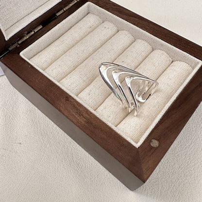 Sterling Silver Multi-Layer Rings