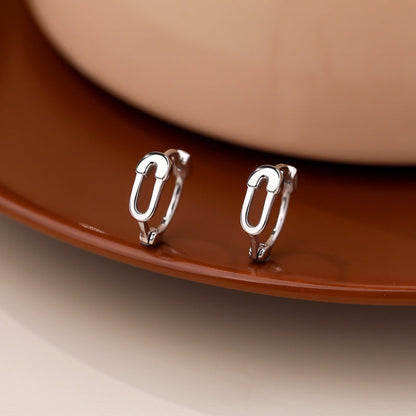 Sterling Silver Personalized Pin Earrings