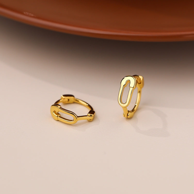 Sterling Silver Personalized Pin Earrings