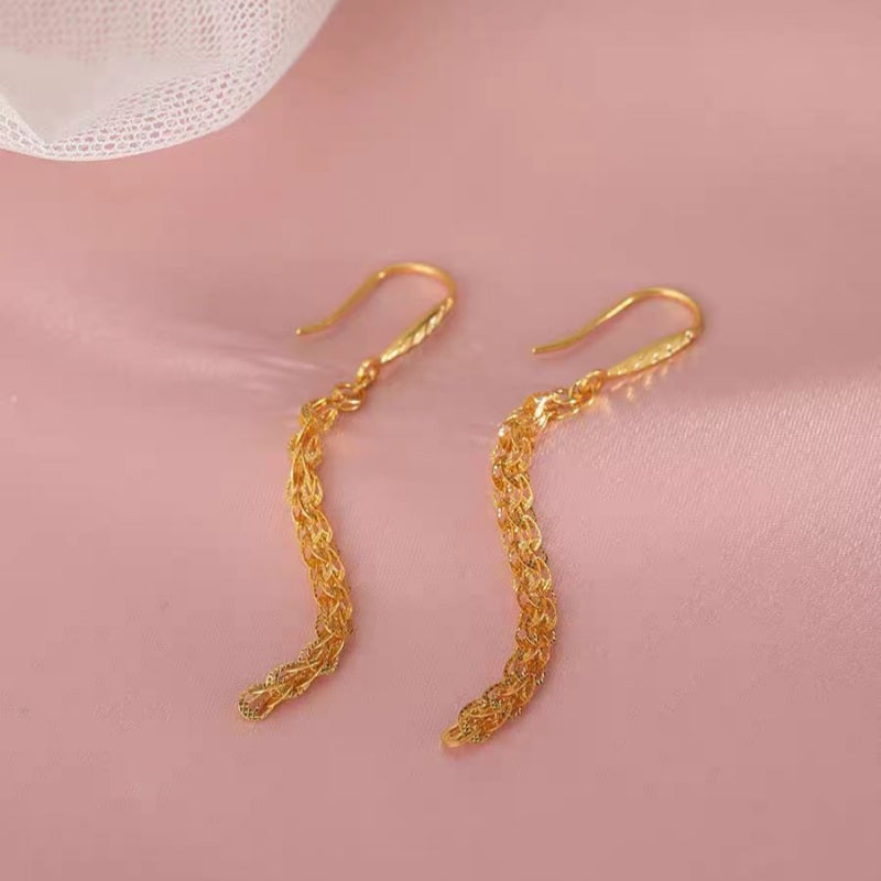 Sterling Silver Phoenix Tail Earrings