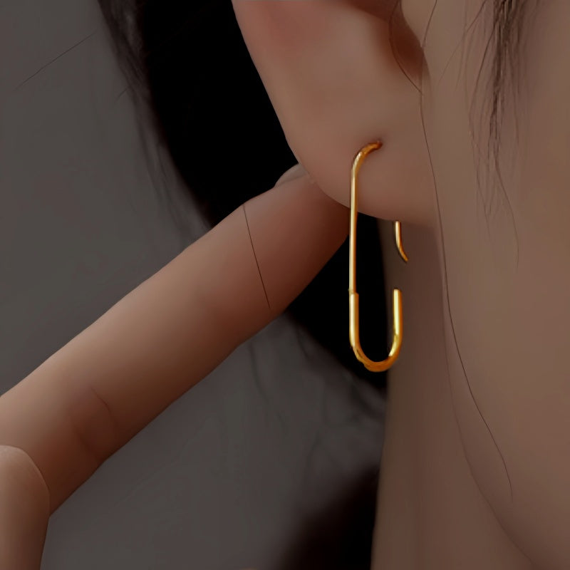Sterling Silver Pin Ear Hooks