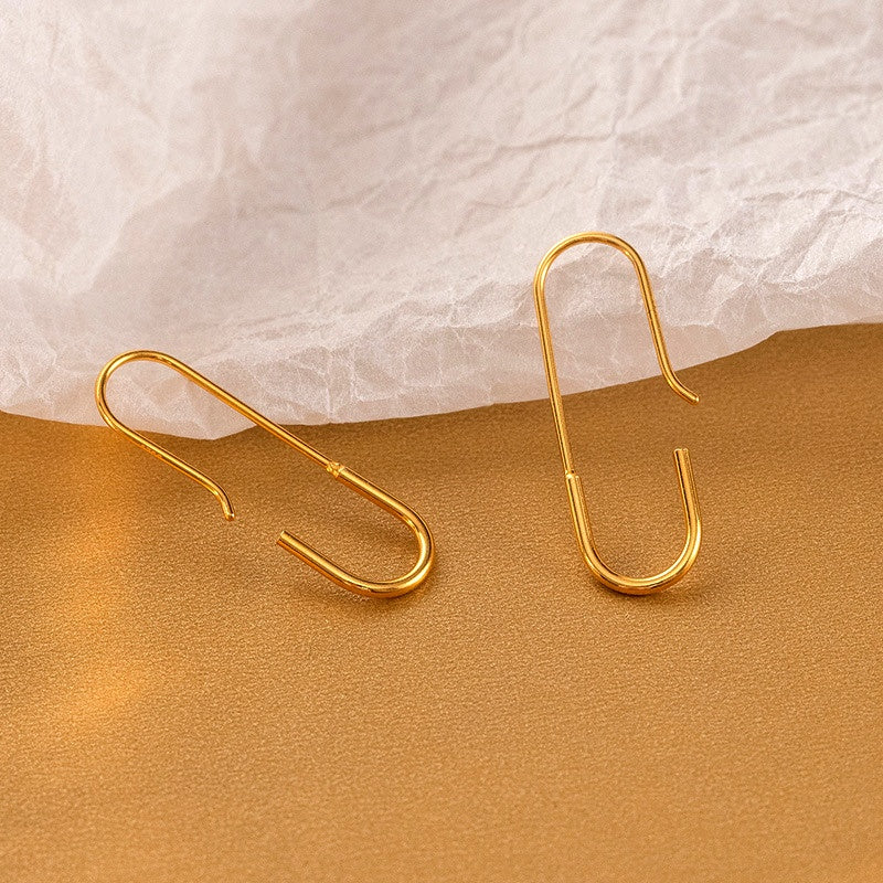 Sterling Silver Pin Ear Hooks