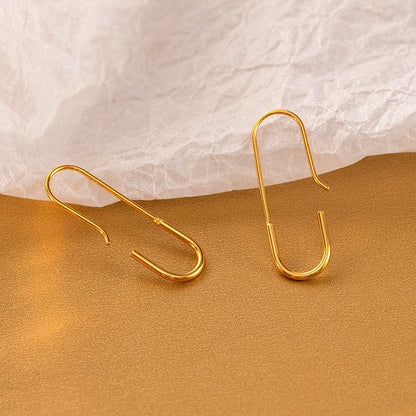 Sterling Silver Pin Ear Hooks