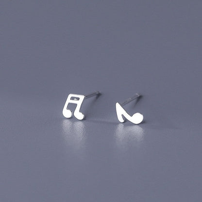 Sterling Silver Simple Stud Earrings
