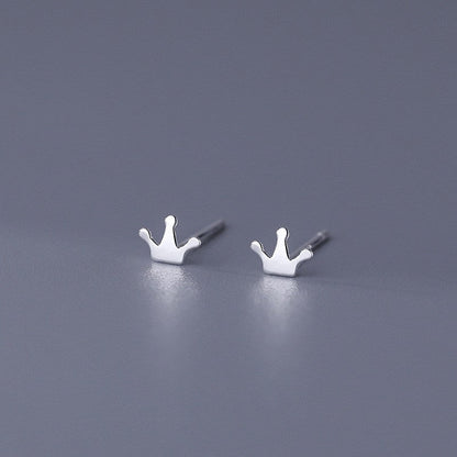 Sterling Silver Simple Stud Earrings