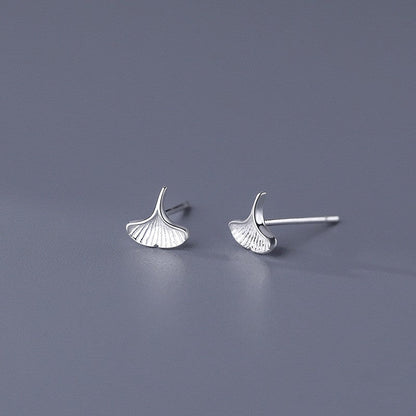 Sterling Silver Simple Stud Earrings