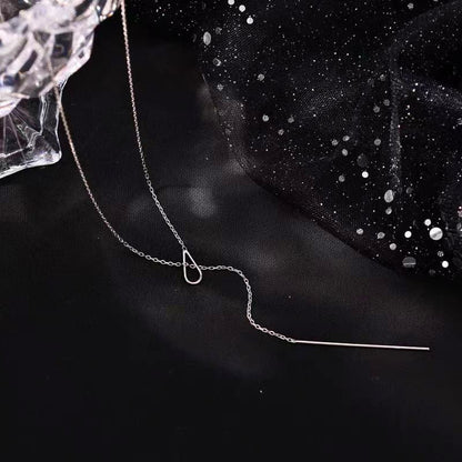 Sterling Silver Water Drop Necklaces