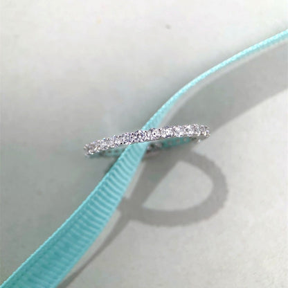 Sterling Silver Zircon Diamond Gemstone Rings