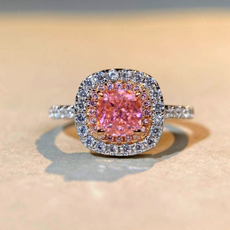 Sterling Silver Zircon Full Diamond Rings