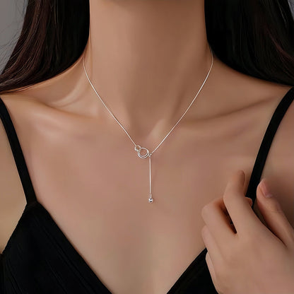 Sterling Silver Ring Necklace