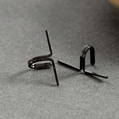 Sterling Silver Cross-Border Ear Clips ( 1 Pair )