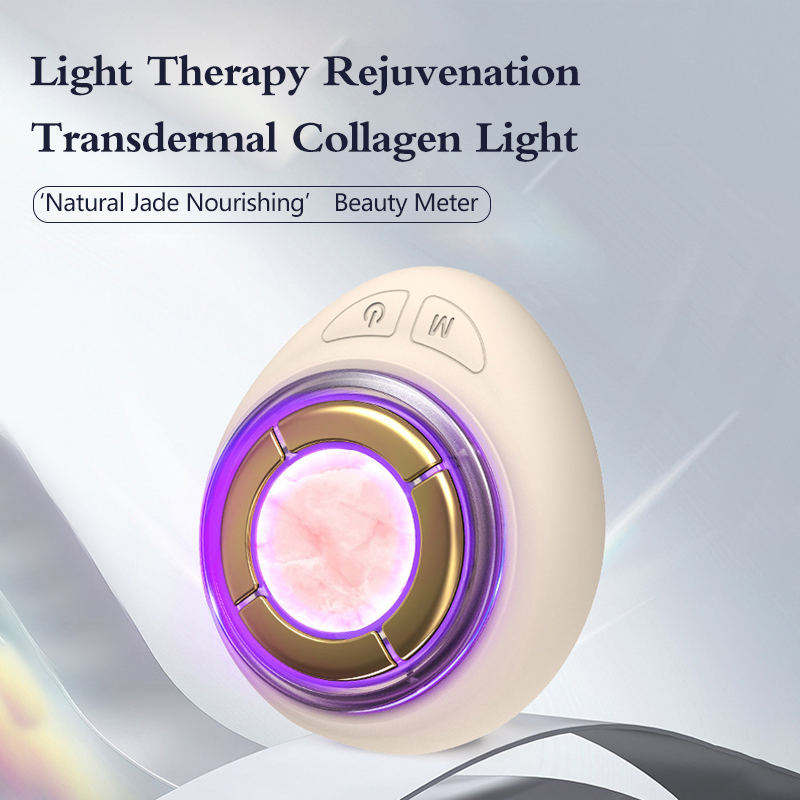 Jade Glow LED Facial Massager – 4 Light Modes for Lift & Glow