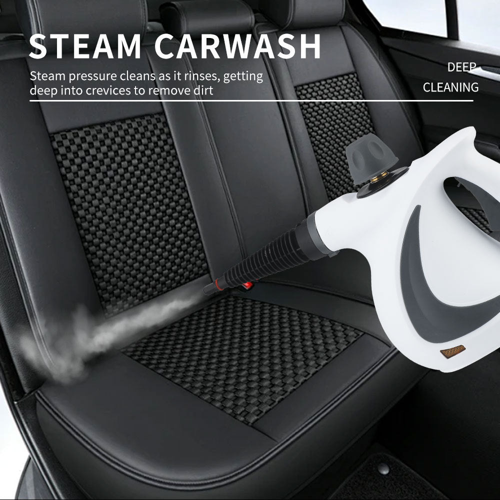 PureSteam Pro -Pressurized Handheld Multi-Surface Natural Steam Cleaner with 12 pcs Accessories
