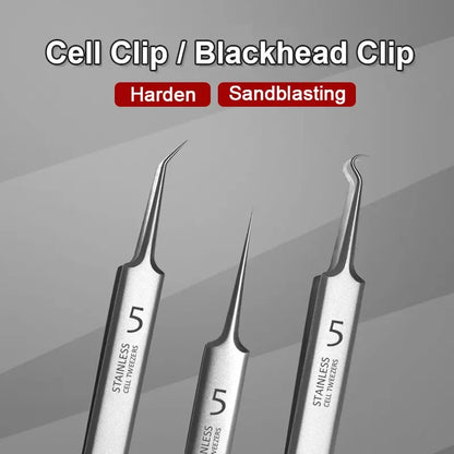 Ultra-Fine Professional Facial Blackhead Remover Tweezers