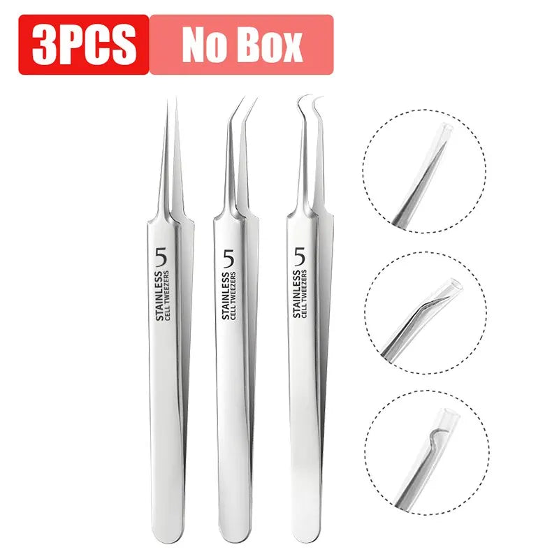 Ultra-Fine Professional Facial Blackhead Remover Tweezers