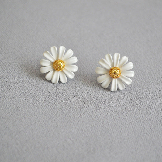 24K Gold-plated Daisy Studs Earrings