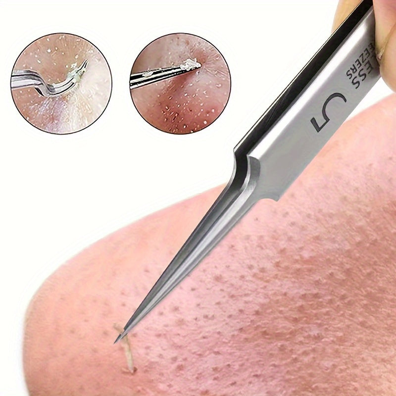 Ultra-Fine Professional Facial Blackhead Remover Tweezers