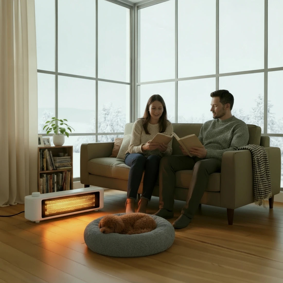 Qinux Climaheat Pro- Heats Your Room Instantly Using 90% Less Energy