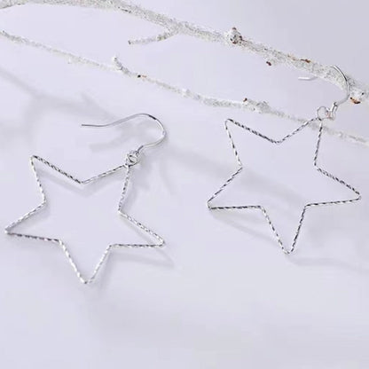 Sterling Silver Star Earrings