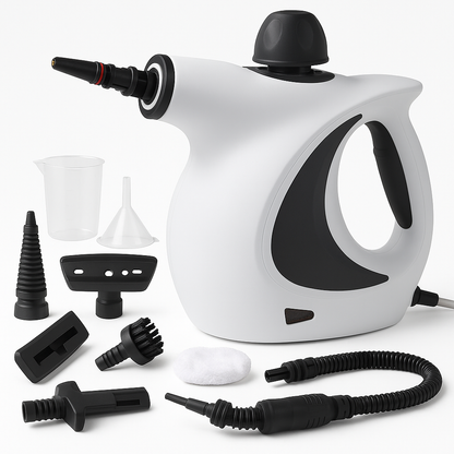 PureSteam Pro -Pressurized Handheld Multi-Surface Natural Steam Cleaner with 12 pcs Accessories