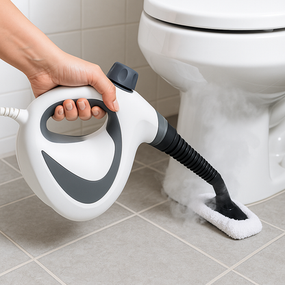 PureSteam Pro -Pressurized Handheld Multi-Surface Natural Steam Cleaner with 12 pcs Accessories