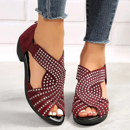 🔥Last Day Promotion 70% OFF🔥GlowStep™ Orthopedic Low Heel Cut-Out Sandals