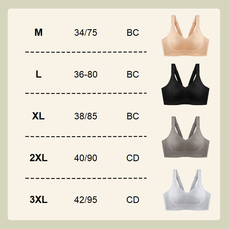 🎁Hot Sale 49% OFF⏳ Wire-Free Non-Marking Skin-Friendly Push-Up Bra